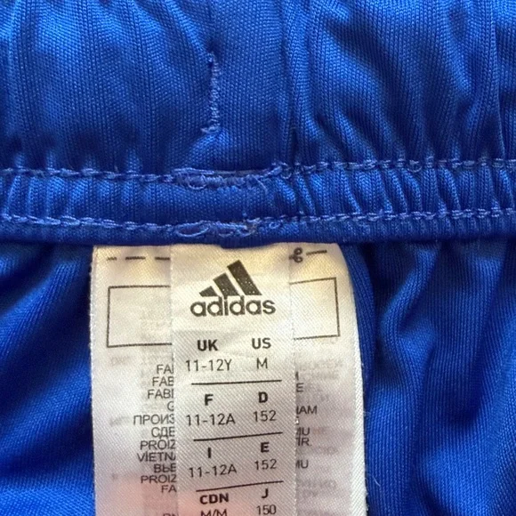 Boys Adidas shorts bundle M 11-12 years soccer blue black 3 pairs Aeroready - Picture 5 of 8